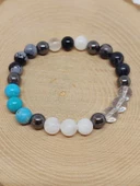 Akrep Burcu Doğal Taş 8mm Unisex Bileklik (55736) thumbnail 5