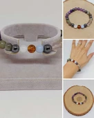 Kova Burcu Doğal Taş 8mm Unisex Bileklik (55730) thumbnail 1