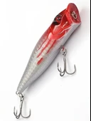Eagenset Popper Yapay Yem 9 cm, 12  gram Maket Balık, Suni Yem, 1 Adet Model:5 - 3