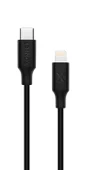 XONECT Type-C to Lightning uyumlu iPhone Modelleri için Hızlı Şarj ve Data Kablosu 40cm Siyah thumbnail 1
