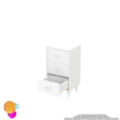 Modilayn SÖKE 3'lü Çekmece Banyo Dolabı 35x75x32,5 cm’ lik Çok Yönlü Çekmecelerle Daha Düzenli thumbnail 8