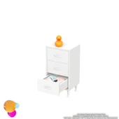 Modilayn SÖKE 3'lü Çekmece Banyo Dolabı 35x75x32,5 cm’ lik Çok Yönlü Çekmecelerle Daha Düzenli thumbnail 6