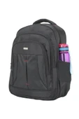 Case Club  Büyük Boy 17 inç Laptop Bölmeli Sırt Çantası Darbe Emici Koruma Su Geçirmez Kumaş - 6