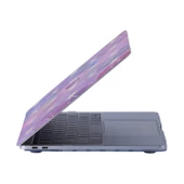 Macbook Air M1 Kılıf 13 inç Flower04 (TouchID'li M1 Air) A2337 A2179 A1932 ile Uyumlu - 10