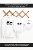 Papa Baby Bear Baba Oğul Kız (TEK ÜRÜN FİYATIDIR KOMBİN YAPMAK İÇİN EN AZ 2 ADET SEPETE EKLEYİNİZ) - 1
