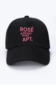 BLACKPINK ROSE BRUNO MARS APT Siyah Fileli Şapka - 1