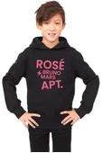 BLACKPINK ROSE BRUNO MARS APT Siyah Çocuk 3ip Kapşonlu - 1
