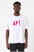Blackpink Apt Beyaz Erkek Oversize Tshirt - 1