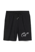 Gran Turismo Pocket Logo Erkek Siyah Şort - 1