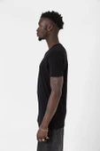 He Man Logo Siyah Erkek V yaka Tshirt - 6