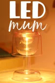 Led Mum İskandinav Tip Pil Dahil Dumansız Alev Ledli Yapay Dekoratif Mum Dekor Işığı Pembe PT428 - 1
