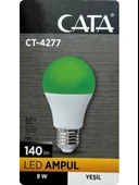 Cata CT-4277 9W Yeşil Işık E27 Duylu Led Ampul (3 Adet) - 2