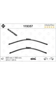 X Silecek 60 58×2 Flatblade-muz Tipi Bmw E60 03-10val-119357 61617049187 61617049186 7049186 - 1