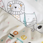 Karaca Home Little One Pudra Beyaz Bebek Nevresim Takımı - 3