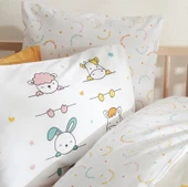 Karaca Home Little One Pudra Beyaz Bebek Nevresim Takımı - 5