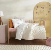 Karaca Home Little One Pudra Beyaz Bebek Nevresim Takımı - 1