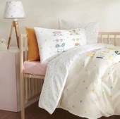 Karaca Home Little One Pudra Beyaz Bebek Nevresim Takımı - 6