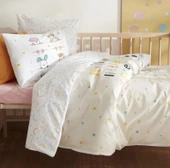 Karaca Home Little One Pudra Beyaz Bebek Nevresim Takımı - 2