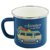 Orcamp Retro Emaye Karavan 330 ml Kupa OUT-1900 Mavi - 1