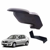 Dacia Logan Sedan 2011 Delmesiz Çelik Ayaklı Siyah Kolçak Kol Dayama thumbnail 1