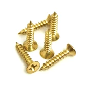 Klips, Menteşe, Ayak, Ağaç, Sunta Vidası 3x13 mm - Sarı 100 Adet - 1
