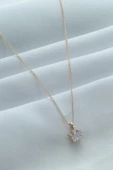 Celira Gold Renk Taşlı Yılız Figür Kolye - 2