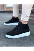 Celira NS032 Siyah Bağcıklı Sneakers Yarım Bilek Erkek Bot - 1