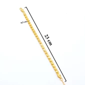 22 Ayar Altın Kaplama Arpa - Halep Model Kadın Bileklik BLK-170 thumbnail 4