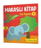 Y.Z. Kes Yapıştır Oyun Seti Makaslı Kitap Seti (Makas Hediyeli) - 1