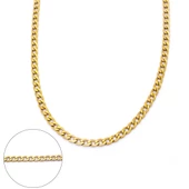 Çelik Zincir Altın Kaplama Figaro Model 4MM ZN-111 thumbnail 1