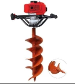 Secho DX5500 Toprak Burgu Makinası Çift Helezonlu 200 mm - 1