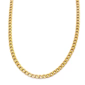 Çelik Zincir Altın Kaplama Figaro Model 4MM ZN-111 thumbnail 3