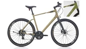 Carraro Sportive 324 HD Fren 24 Vites 28 Jant Şehir Bisikleti Mat Haki Yeşil Siyah 52 Kadro - 1