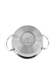 Nehir Silver 6 Parça Paslanmaz Çelik Mini Tencere Seti (12-14-16 cm) - 6