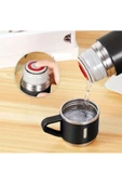 BUENOS Paslanmaz Çelik Termos Renkli 3 Bardaklı 500 ML Kutulu Set - 2