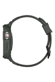 Spigen Apple Watch 45mm (Seri 9/8/7) Kılıf & Kordon Kayış Rugged Armor Pro Charcoal Gray - ACS00819 - 1