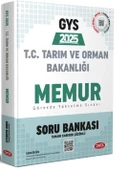 Data 2025 GYS Tarım ve Orman Bakanlığı Memur Soru Bankası Çözümlü Görevde Yükselme Data Yayınları - 1