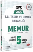 Data 2025 GYS Tarım ve Orman Bakanlığı Memur 5 Deneme Çözümlü Görevde Yükselme Data Yayınları - 1