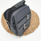 Yatay Fermuar Model Küçük Boy Erkek El Çantası - 3