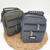 Yatay Fermuar Model Küçük Boy Erkek El Çantası - 7