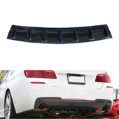 Mini Köpek Balığı Difüzör Plastik Arka Tampon Eki Parlak Siyah 85x16cm - 1