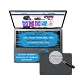Macbook Air Pro 13 inç M1-M2 Ekran Koruyucu Çerçeveli Anti Glare A2251 A2289 A2338 A2179 A2337 ile Uyumlu - 2
