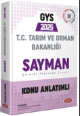 Data 2025 GYS Tarım ve Orman Bakanlığı Sayman Konu Anlatımlı Görevde Yükselme Data Yayınları - 2