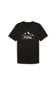 Puma OPEN ROAD Graphic Tee Erkek Tişört Siyah S-XXL - 5