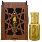 Kabe Örtüsü Kokusu 3 Ml Premium Esans Cam Şişesinde Roll-on Hediyelik Ahşap Kutulu - 1