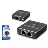 Rj45 Gigabit Ethernet Çoklayıcı Splitter 100m İletim - 1