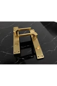 Zey Mat Altın Aynalı Wc Banyo Kapı Kolu İçeriden Sol Basar 1 Takım thumbnail 1