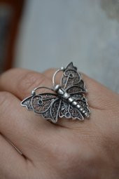 KELEBEK YÜZÜK her parmağa göre ayarlanabilir model - 4