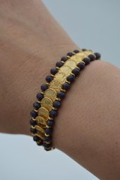 STONEAGE Altın Kaplama Bileklik Çek Kristali thumbnail 1