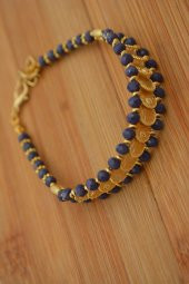 STONEAGE Altın Kaplama Bileklik Çek Kristali thumbnail 3